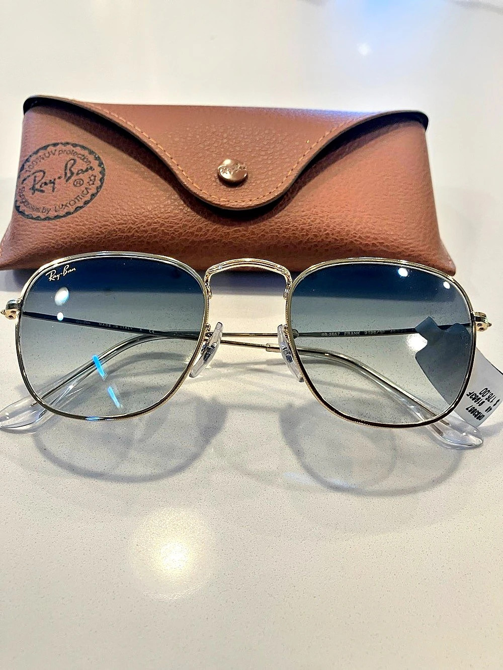 Ray-Ban Frank RB3857 91963F Gold & BlueSunglasses